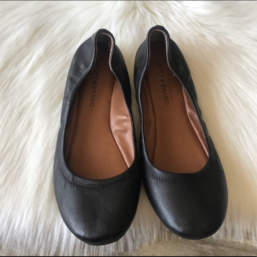 Lucky Brand Black Flats